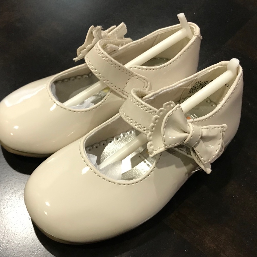 Rachel Shoes Lil Priscila 2 Bone Pat Baby Shoes